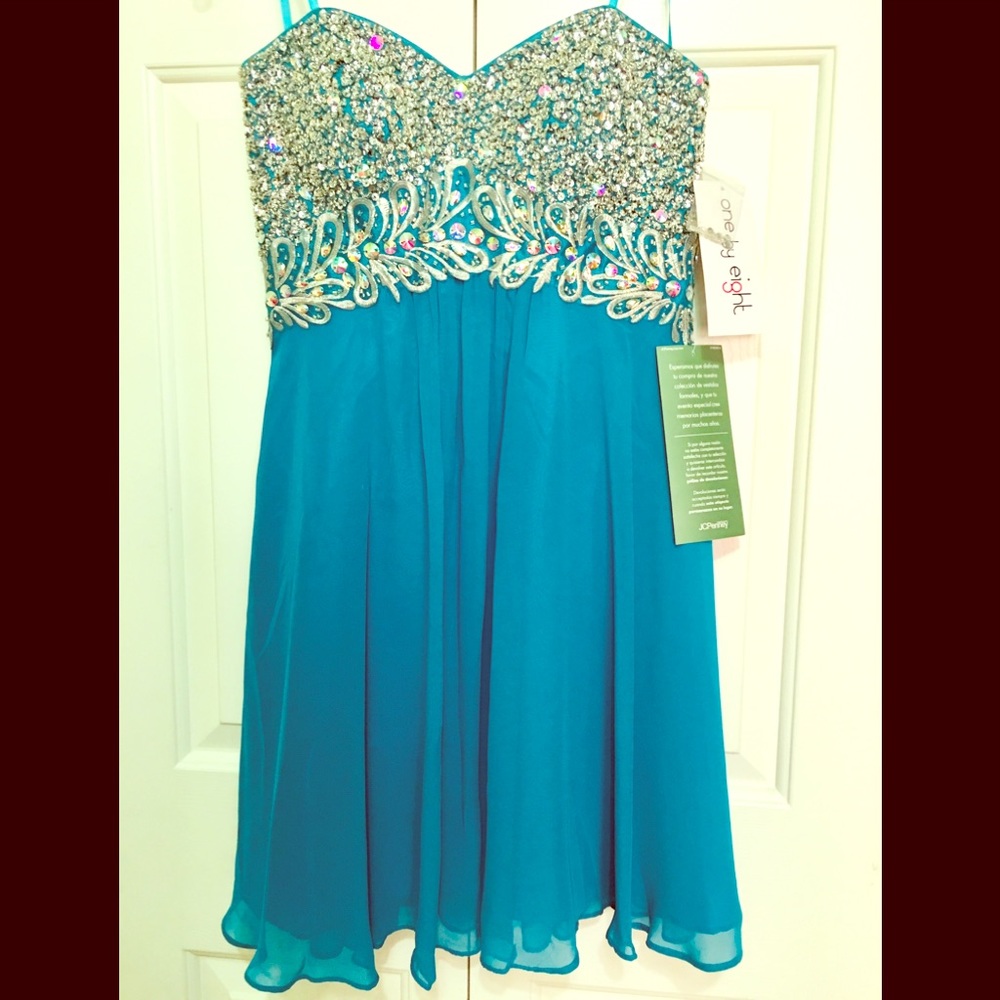 NWT  Special Occasion Dress Teal